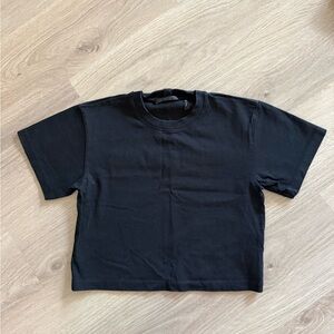 Helmut Lang Kids Black Short Sleeve Tee